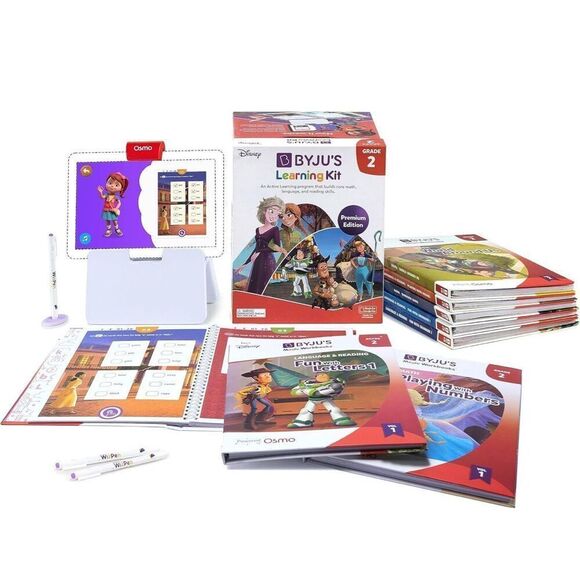 BYJU’S Learning Kit Disney 2nd Grade Premium Edition Ages 6-8 NEW - Picture 1 of 5